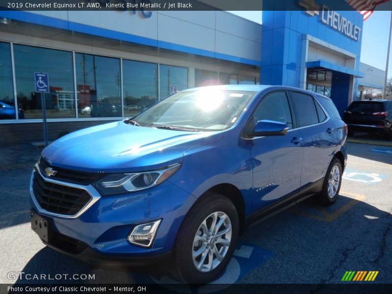 Kinetic Blue Metallic / Jet Black 2019 Chevrolet Equinox LT AWD