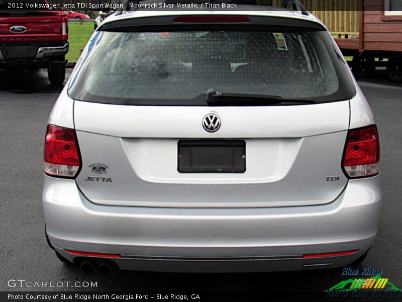 Moonrock Silver Metallic / Titan Black 2012 Volkswagen Jetta TDI SportWagen