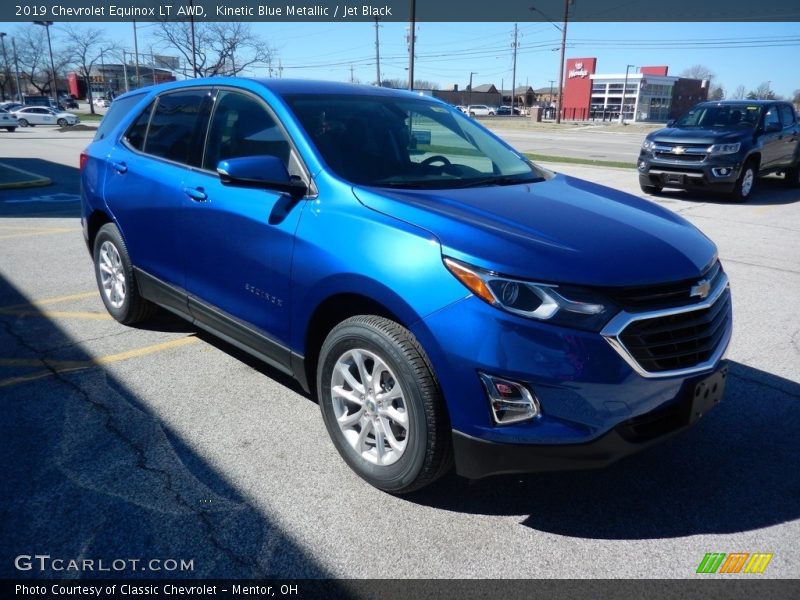 Kinetic Blue Metallic / Jet Black 2019 Chevrolet Equinox LT AWD