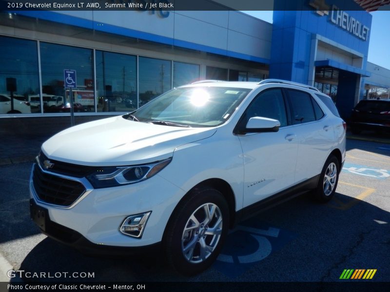 Summit White / Jet Black 2019 Chevrolet Equinox LT AWD