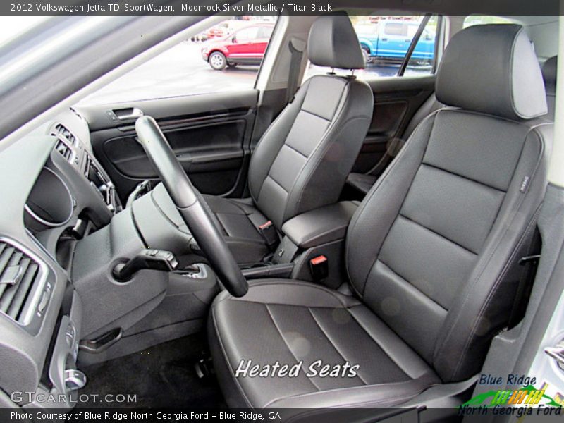 Moonrock Silver Metallic / Titan Black 2012 Volkswagen Jetta TDI SportWagen