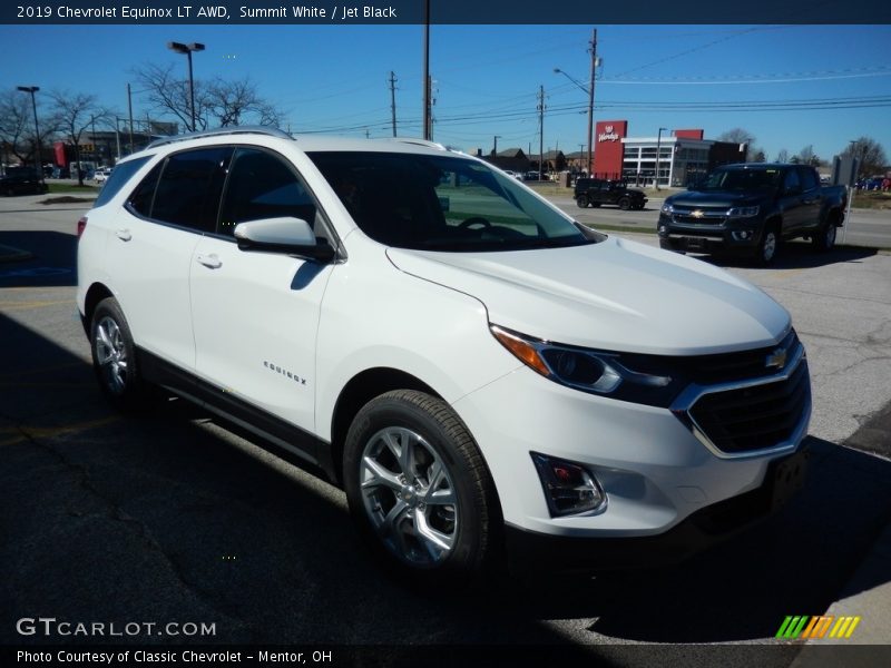 Summit White / Jet Black 2019 Chevrolet Equinox LT AWD