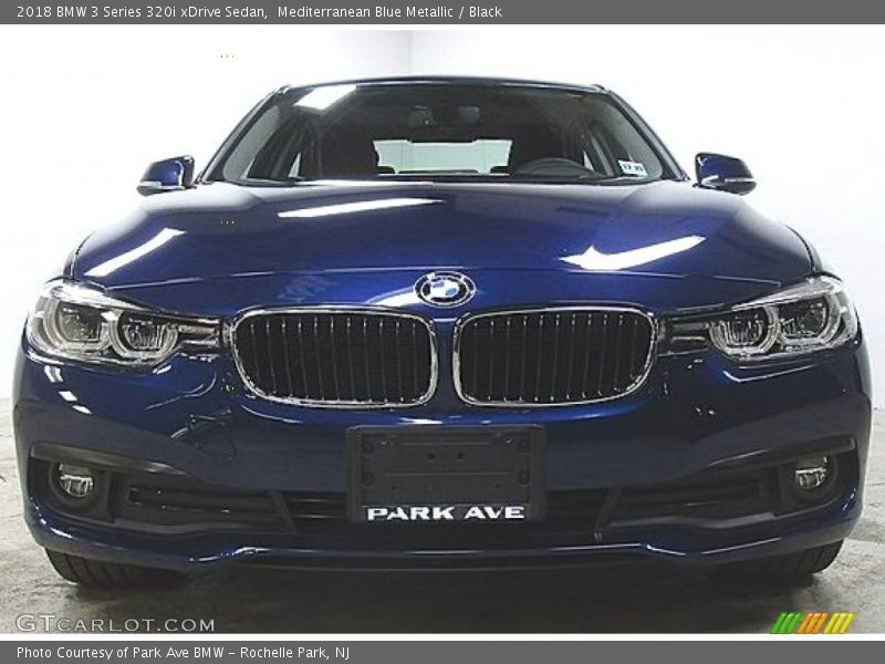 Mediterranean Blue Metallic / Black 2018 BMW 3 Series 320i xDrive Sedan