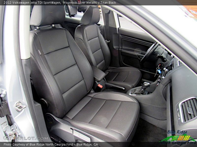 Moonrock Silver Metallic / Titan Black 2012 Volkswagen Jetta TDI SportWagen