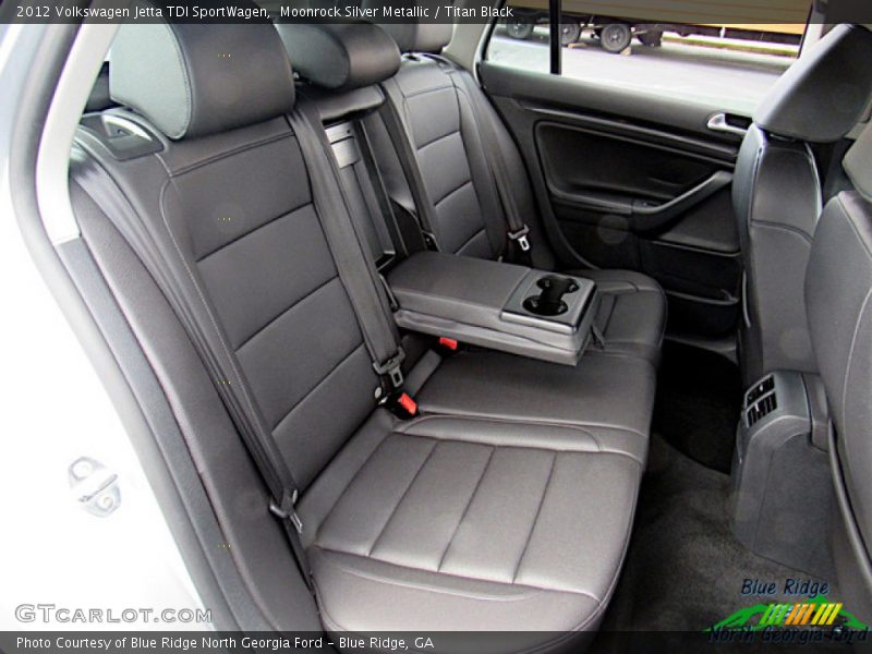 Moonrock Silver Metallic / Titan Black 2012 Volkswagen Jetta TDI SportWagen