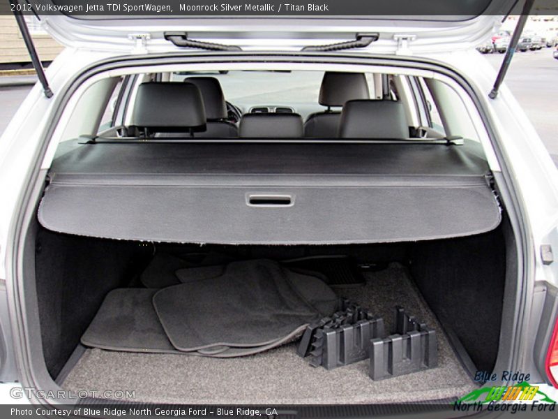 Moonrock Silver Metallic / Titan Black 2012 Volkswagen Jetta TDI SportWagen