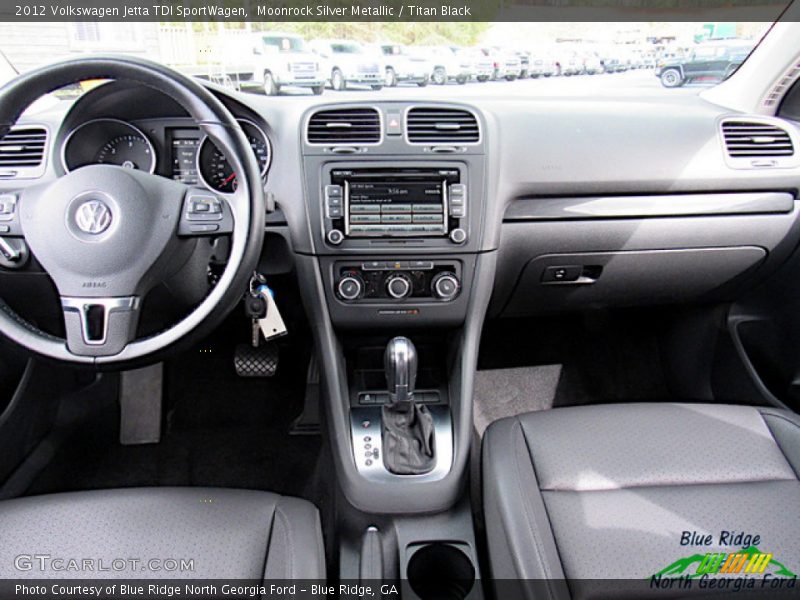Moonrock Silver Metallic / Titan Black 2012 Volkswagen Jetta TDI SportWagen