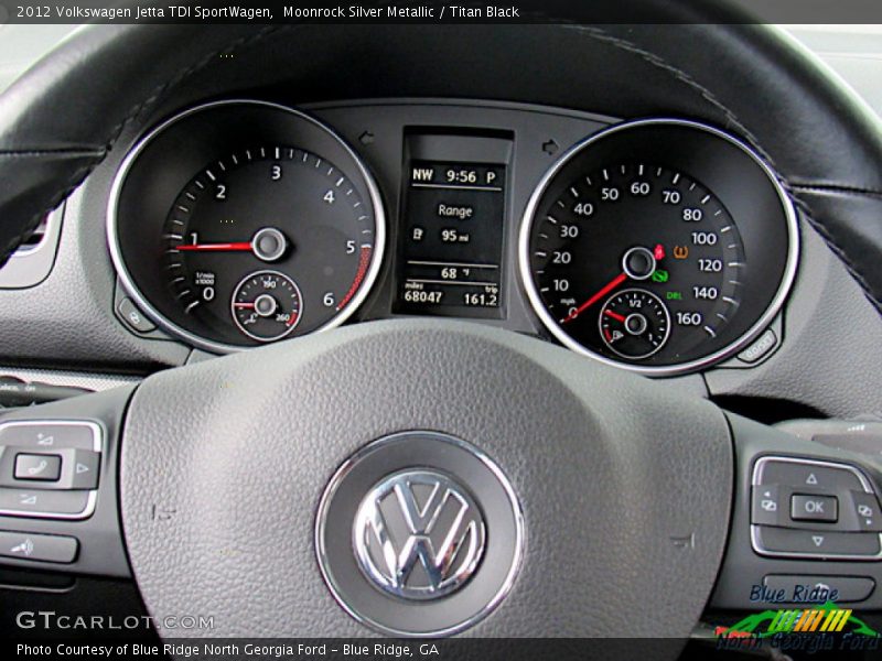 Moonrock Silver Metallic / Titan Black 2012 Volkswagen Jetta TDI SportWagen