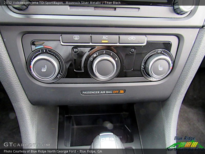 Moonrock Silver Metallic / Titan Black 2012 Volkswagen Jetta TDI SportWagen