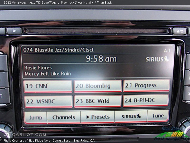 Moonrock Silver Metallic / Titan Black 2012 Volkswagen Jetta TDI SportWagen