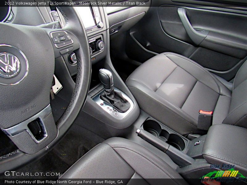 Moonrock Silver Metallic / Titan Black 2012 Volkswagen Jetta TDI SportWagen