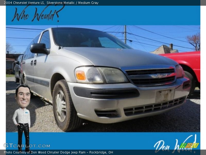 Silverstone Metallic / Medium Gray 2004 Chevrolet Venture LS