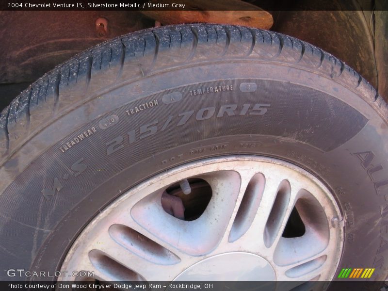 Silverstone Metallic / Medium Gray 2004 Chevrolet Venture LS