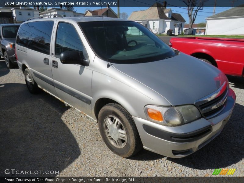 Silverstone Metallic / Medium Gray 2004 Chevrolet Venture LS
