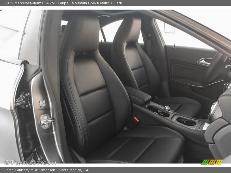 Mountain Grey Metallic / Black 2019 Mercedes-Benz CLA 250 Coupe