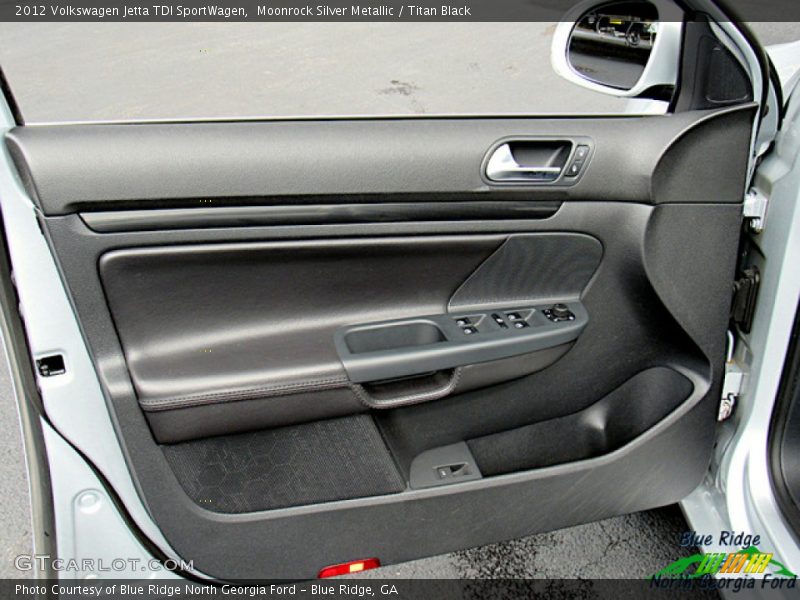 Moonrock Silver Metallic / Titan Black 2012 Volkswagen Jetta TDI SportWagen