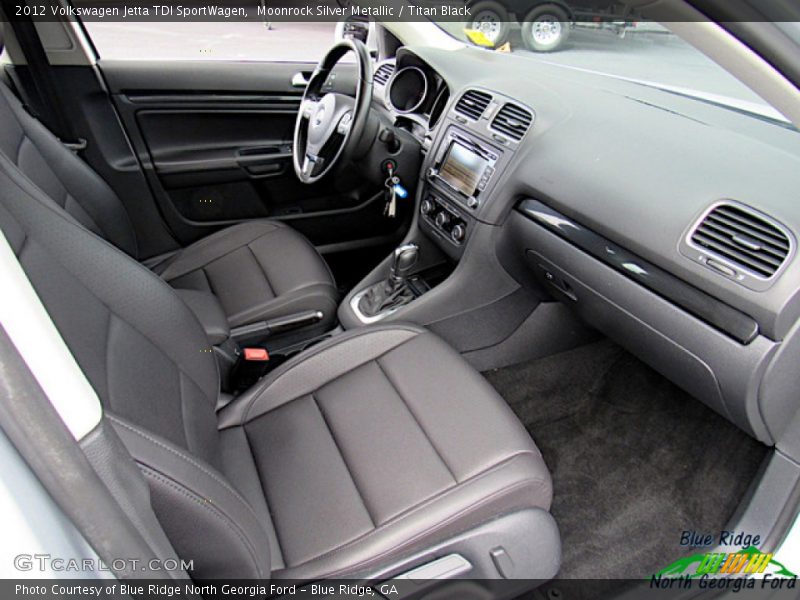 Moonrock Silver Metallic / Titan Black 2012 Volkswagen Jetta TDI SportWagen