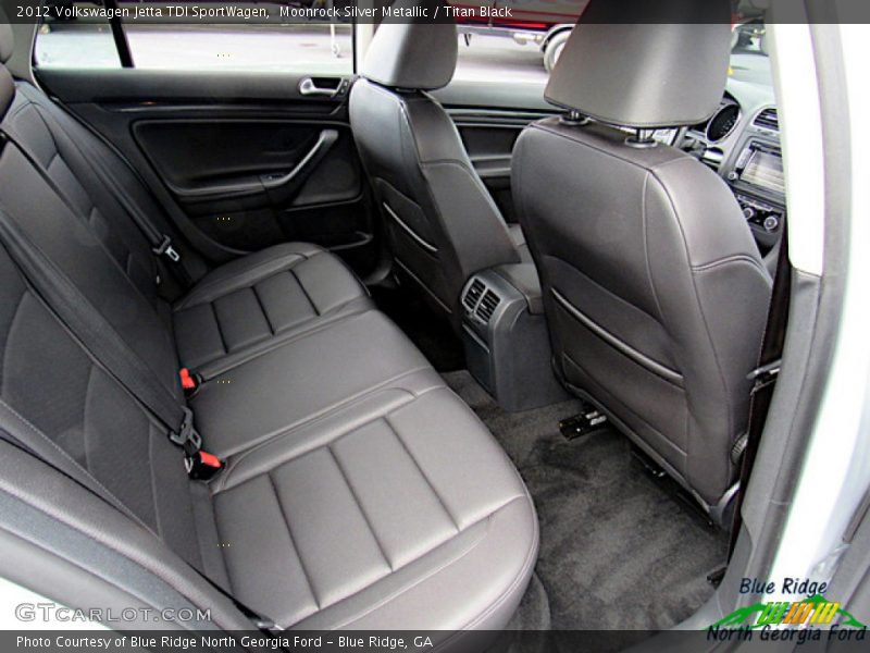 Moonrock Silver Metallic / Titan Black 2012 Volkswagen Jetta TDI SportWagen