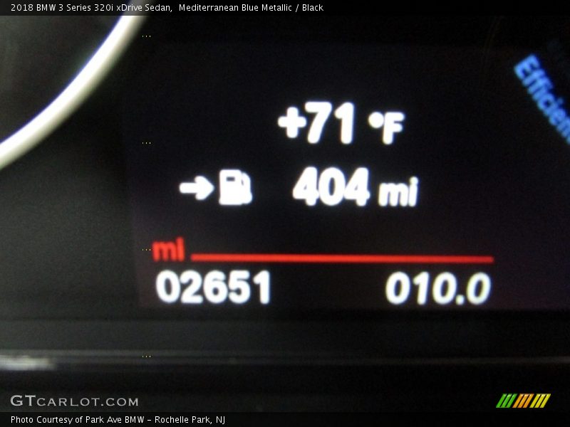 Mediterranean Blue Metallic / Black 2018 BMW 3 Series 320i xDrive Sedan