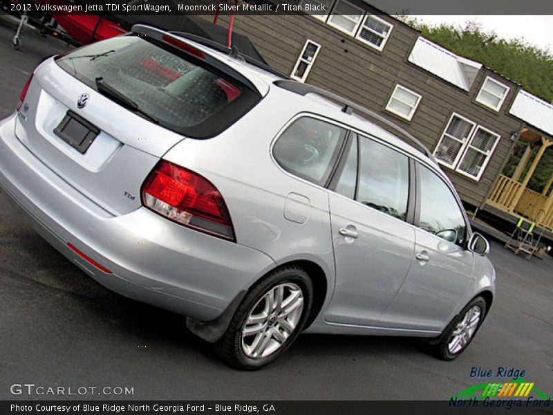 Moonrock Silver Metallic / Titan Black 2012 Volkswagen Jetta TDI SportWagen