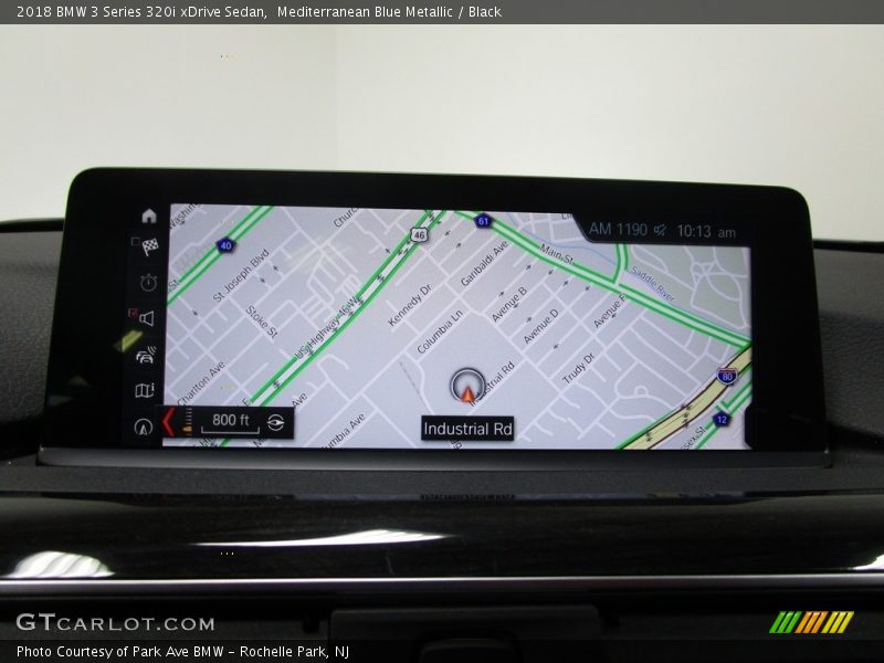 Mediterranean Blue Metallic / Black 2018 BMW 3 Series 320i xDrive Sedan