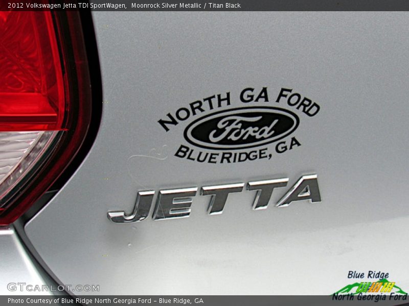Moonrock Silver Metallic / Titan Black 2012 Volkswagen Jetta TDI SportWagen
