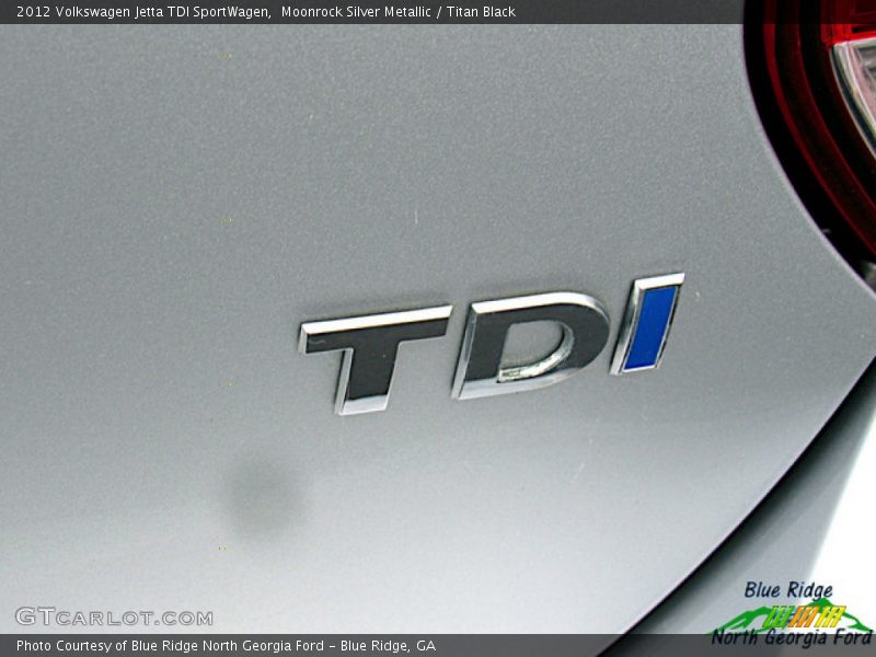 Moonrock Silver Metallic / Titan Black 2012 Volkswagen Jetta TDI SportWagen