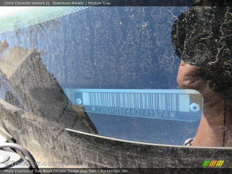 Silverstone Metallic / Medium Gray 2004 Chevrolet Venture LS