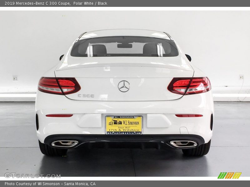 Polar White / Black 2019 Mercedes-Benz C 300 Coupe
