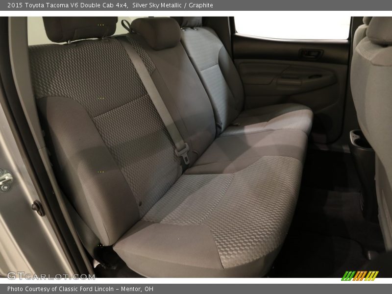 Silver Sky Metallic / Graphite 2015 Toyota Tacoma V6 Double Cab 4x4