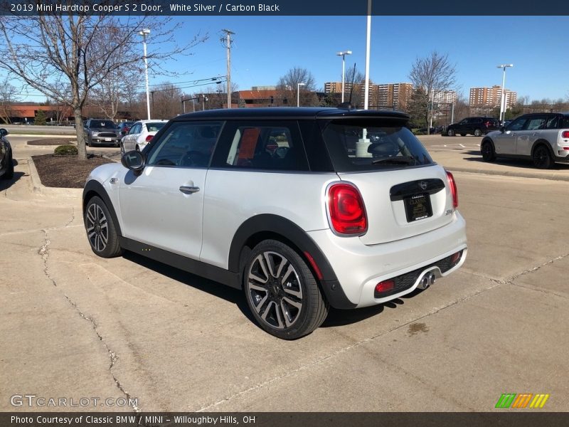 White Silver / Carbon Black 2019 Mini Hardtop Cooper S 2 Door