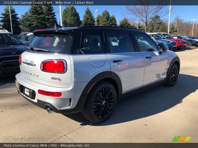 White Silver / Carbon Black 2019 Mini Clubman Cooper S All4