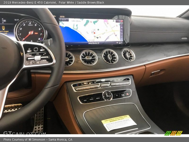 Polar White / Saddle Brown/Black 2019 Mercedes-Benz E 450 Cabriolet