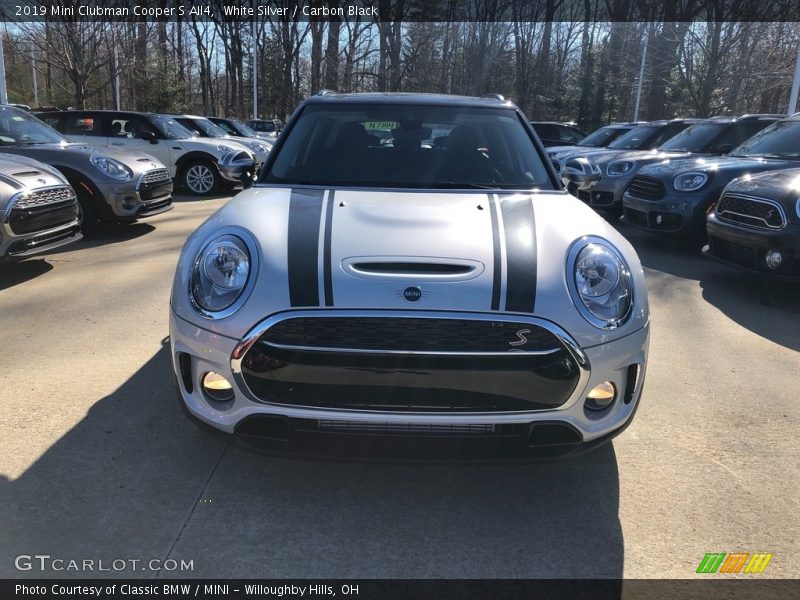 White Silver / Carbon Black 2019 Mini Clubman Cooper S All4