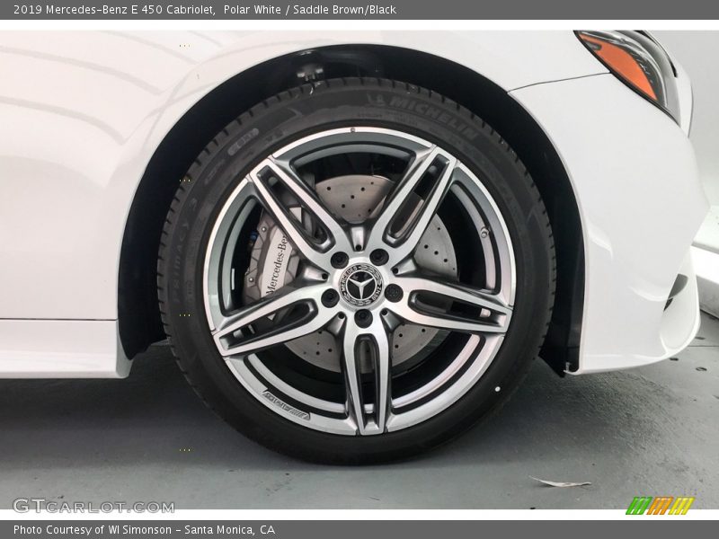 Polar White / Saddle Brown/Black 2019 Mercedes-Benz E 450 Cabriolet