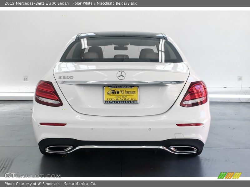 Polar White / Macchiato Beige/Black 2019 Mercedes-Benz E 300 Sedan