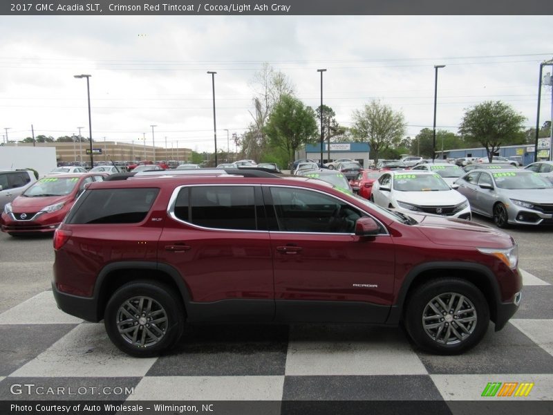 Crimson Red Tintcoat / Cocoa/Light Ash Gray 2017 GMC Acadia SLT