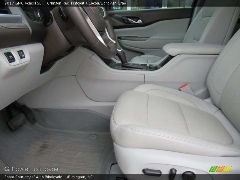 Crimson Red Tintcoat / Cocoa/Light Ash Gray 2017 GMC Acadia SLT