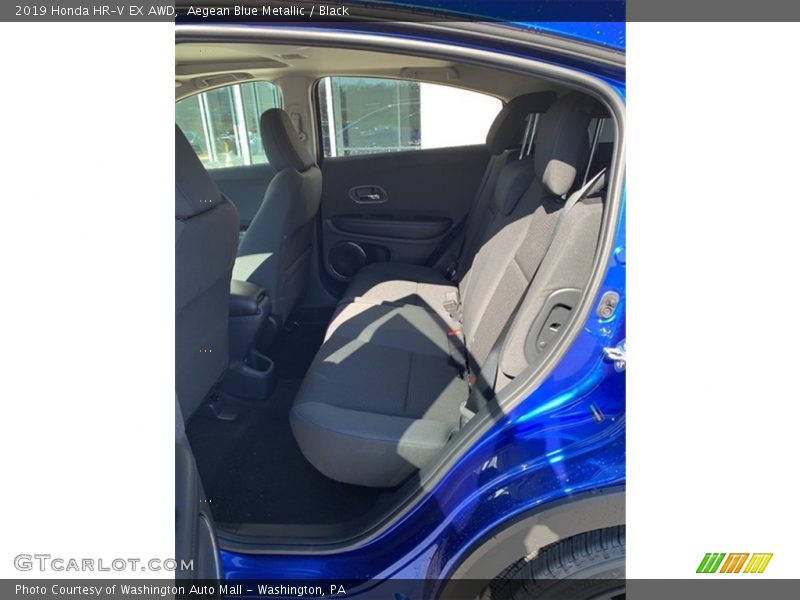 Aegean Blue Metallic / Black 2019 Honda HR-V EX AWD