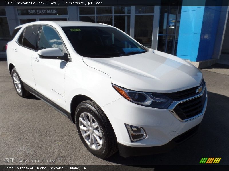 Summit White / Jet Black 2019 Chevrolet Equinox LT AWD