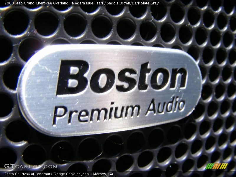 Modern Blue Pearl / Saddle Brown/Dark Slate Gray 2008 Jeep Grand Cherokee Overland