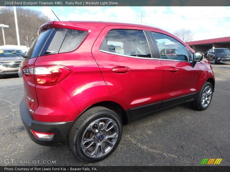 Ruby Red / Medium Light Stone 2018 Ford EcoSport Titanium 4WD