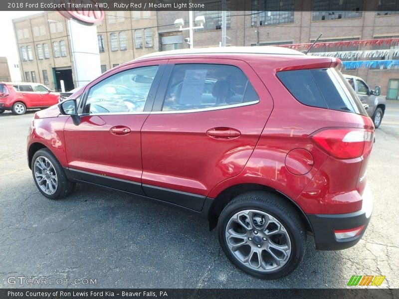 Ruby Red / Medium Light Stone 2018 Ford EcoSport Titanium 4WD