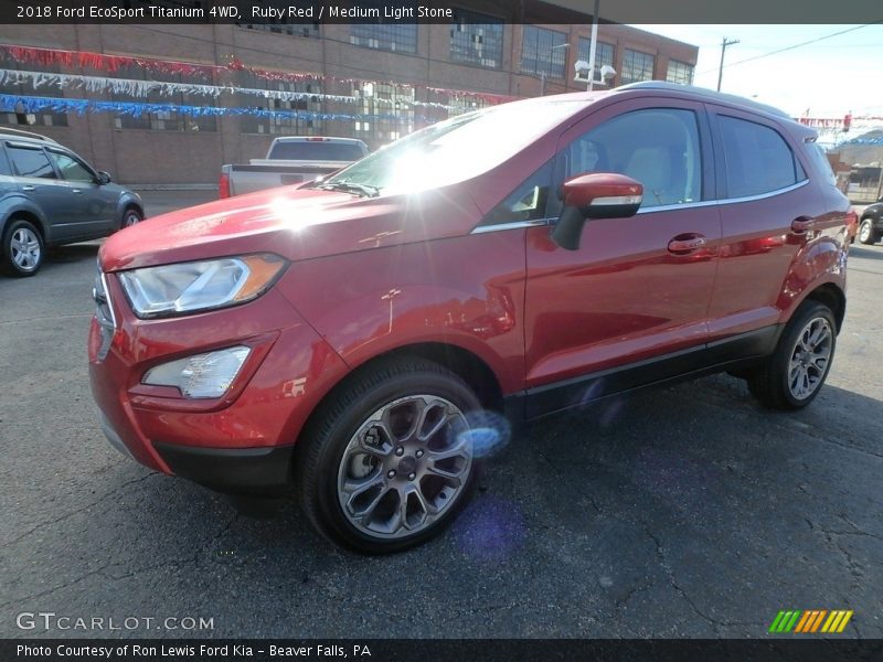Ruby Red / Medium Light Stone 2018 Ford EcoSport Titanium 4WD