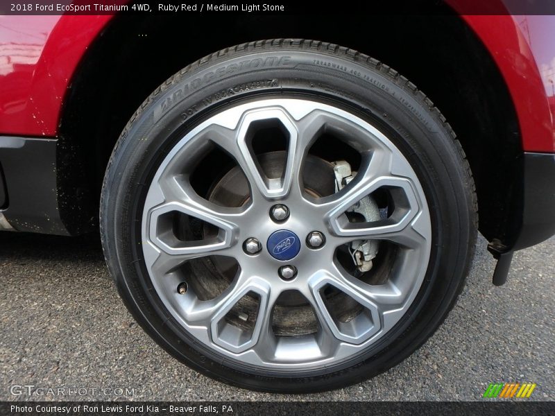 Ruby Red / Medium Light Stone 2018 Ford EcoSport Titanium 4WD