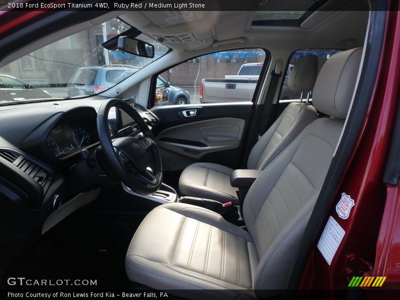 Ruby Red / Medium Light Stone 2018 Ford EcoSport Titanium 4WD