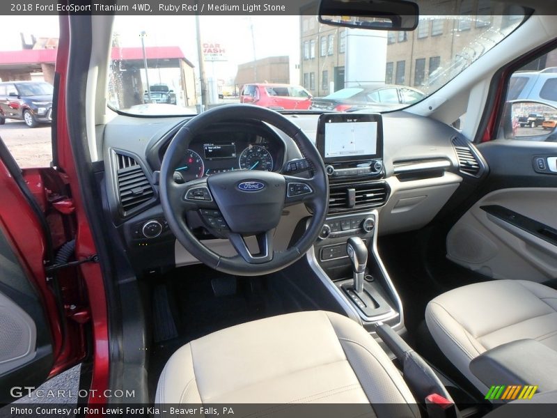 Ruby Red / Medium Light Stone 2018 Ford EcoSport Titanium 4WD