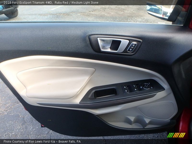 Ruby Red / Medium Light Stone 2018 Ford EcoSport Titanium 4WD