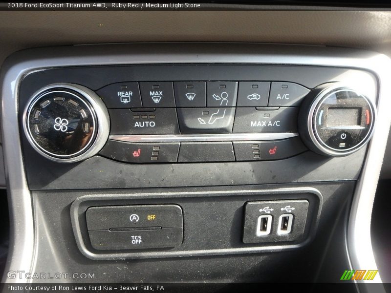 Ruby Red / Medium Light Stone 2018 Ford EcoSport Titanium 4WD