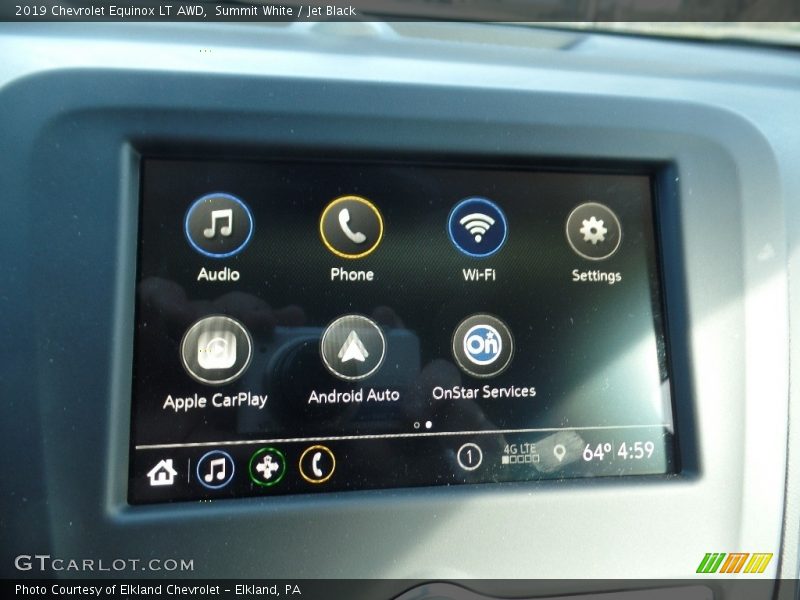 Summit White / Jet Black 2019 Chevrolet Equinox LT AWD